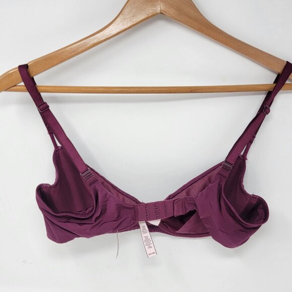 Victoria's Secret 36C Dream Angels Push Up Without Padding Red / Purple Bra - Picture 2 of 3